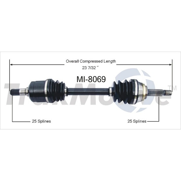 Surtrack Axle Cv Axle Shaft, Mi-8069 MI-8069 - main